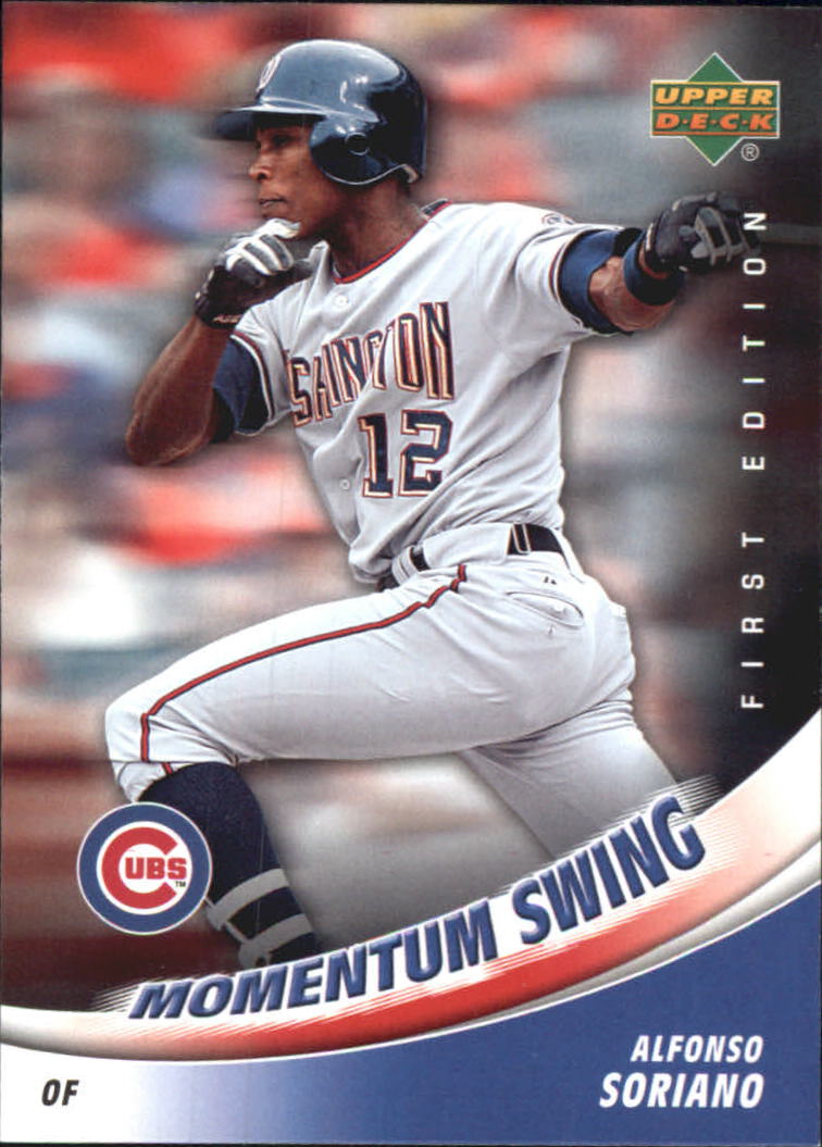 2007 Upper Deck First Edition Momentum Swing #AS Alfonso Soriano