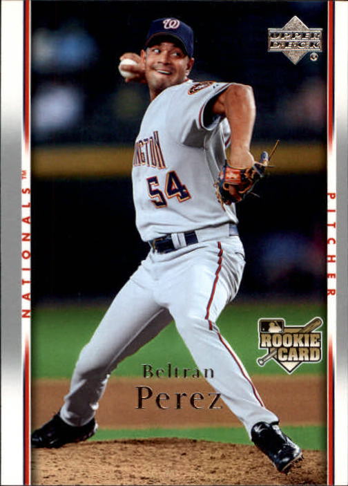 2007 Upper Deck #49 Beltran Perez (RC)