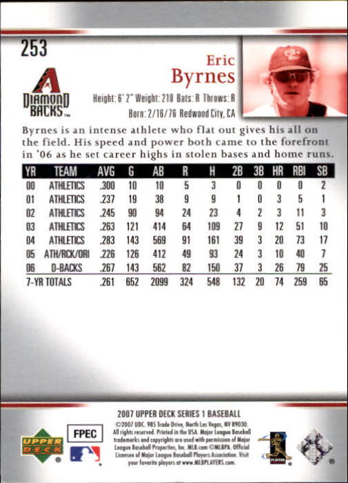 A1962- 2007 Upper Deck BB Card #s 251-500 +Rookies -You Pick- 15+ FREE US SHIP - Picture 167 of 495