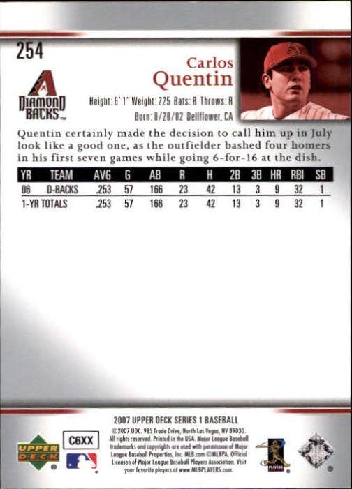 A1962- 2007 Upper Deck BB Card #s 251-500 +Rookies -You Pick- 15+ FREE US SHIP - Picture 169 of 495