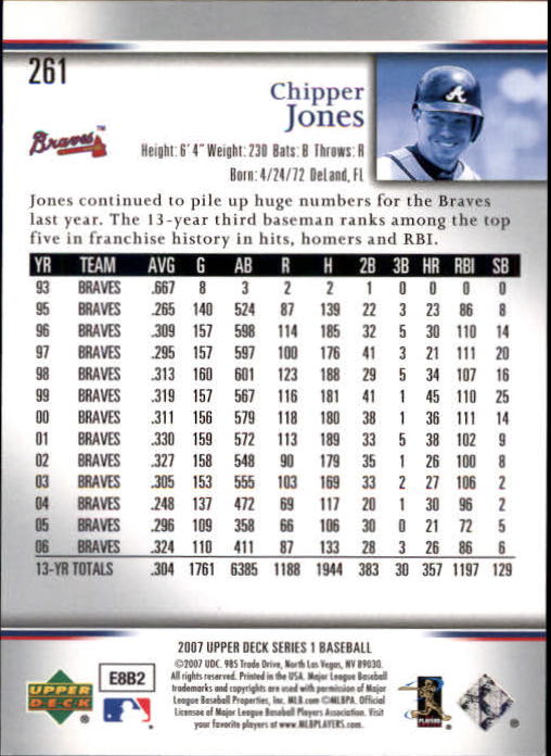 A1962- 2007 Upper Deck BB Card #s 251-500 +Rookies -You Pick- 15+ FREE US SHIP - Picture 467 of 495