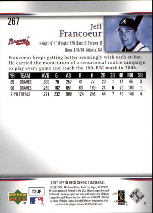 A1962- 2007 Upper Deck BB Card #s 251-500 +Rookies -You Pick- 15+ FREE US SHIP - Picture 469 of 495
