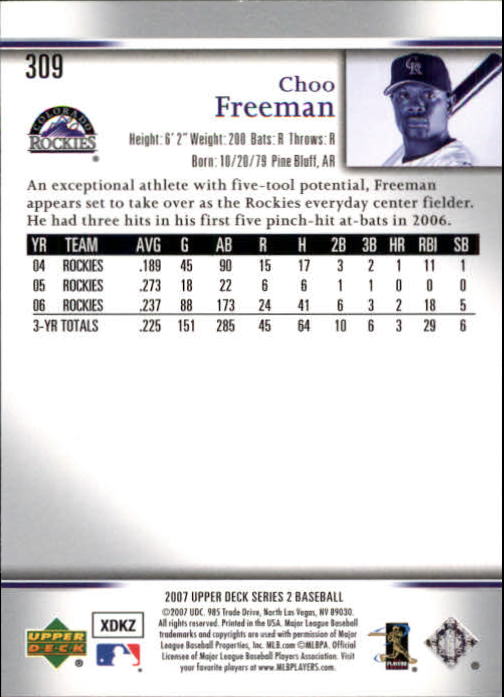 A1962- 2007 Upper Deck BB Card #s 251-500 +Rookies -You Pick- 15+ FREE US SHIP - Picture 257 of 495