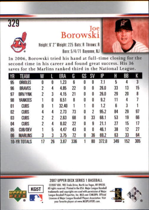 A1962- 2007 Upper Deck BB Card #s 251-500 +Rookies -You Pick- 15+ FREE US SHIP - Picture 285 of 495