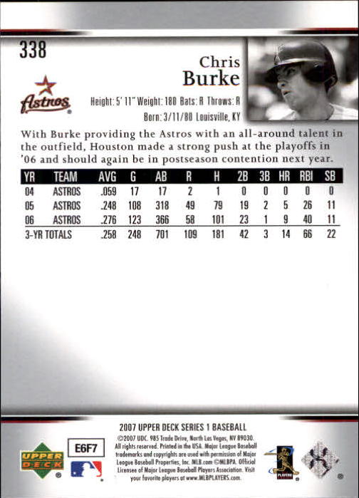 A1962- 2007 Upper Deck BB Card #s 251-500 +Rookies -You Pick- 15+ FREE US SHIP - Picture 299 of 495