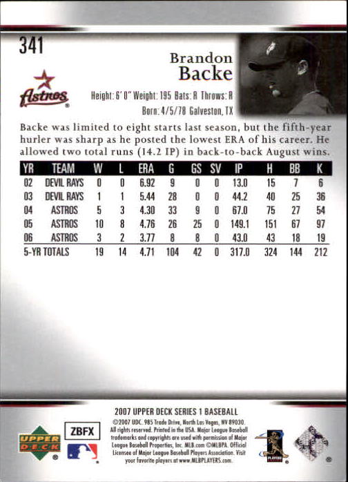 A1962- 2007 Upper Deck BB Card #s 251-500 +Rookies -You Pick- 15+ FREE US SHIP - Picture 301 of 495