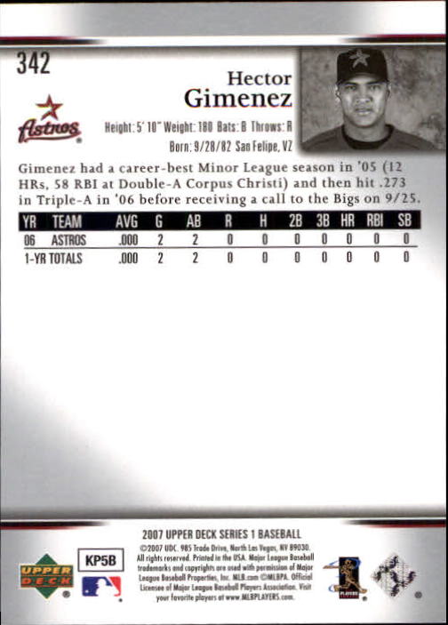 A1962- 2007 Upper Deck BB Card #s 251-500 +Rookies -You Pick- 15+ FREE US SHIP - Picture 455 of 495