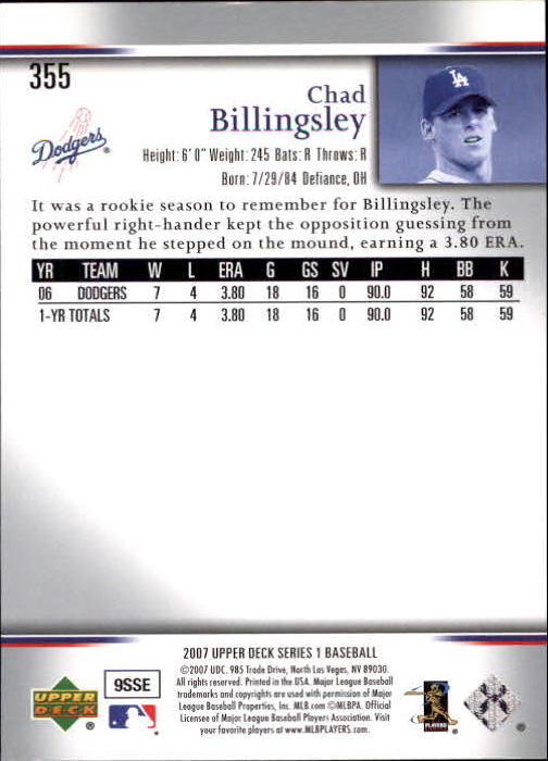 A1962- 2007 Upper Deck BB Card #s 251-500 +Rookies -You Pick- 15+ FREE US SHIP - Picture 437 of 495
