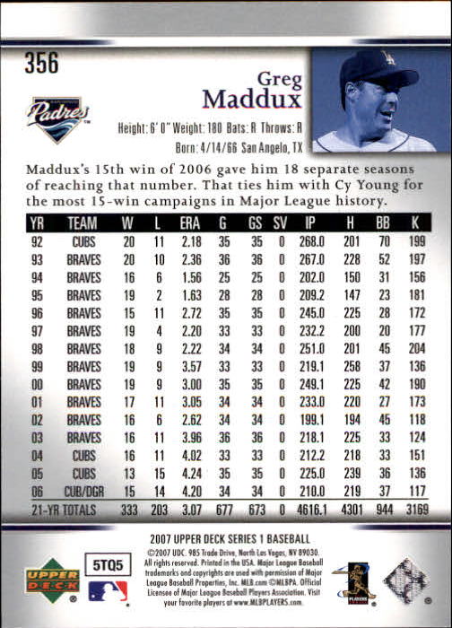 A1962- 2007 Upper Deck BB Card #s 251-500 +Rookies -You Pick- 15+ FREE US SHIP - Picture 489 of 495