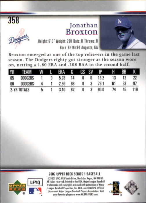 A1962- 2007 Upper Deck BB Card #s 251-500 +Rookies -You Pick- 15+ FREE US SHIP - Picture 323 of 495