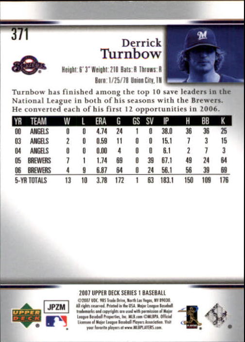 A1962- 2007 Upper Deck BB Card #s 251-500 +Rookies -You Pick- 15+ FREE US SHIP - Picture 347 of 495