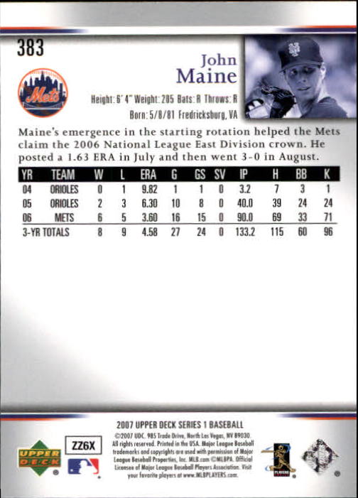 A1962- 2007 Upper Deck BB Card #s 251-500 +Rookies -You Pick- 15+ FREE US SHIP - Picture 15 of 495