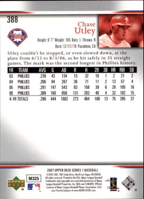 A1962- 2007 Upper Deck BB Card #s 251-500 +Rookies -You Pick- 15+ FREE US SHIP - Picture 357 of 495