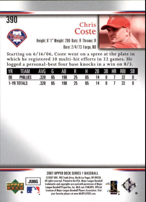 A1962- 2007 Upper Deck BB Card #s 251-500 +Rookies -You Pick- 15+ FREE US SHIP - Picture 23 of 495