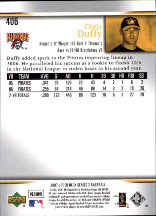 A1962- 2007 Upper Deck BB Card #s 251-500 +Rookies -You Pick- 15+ FREE US SHIP - Picture 51 of 495