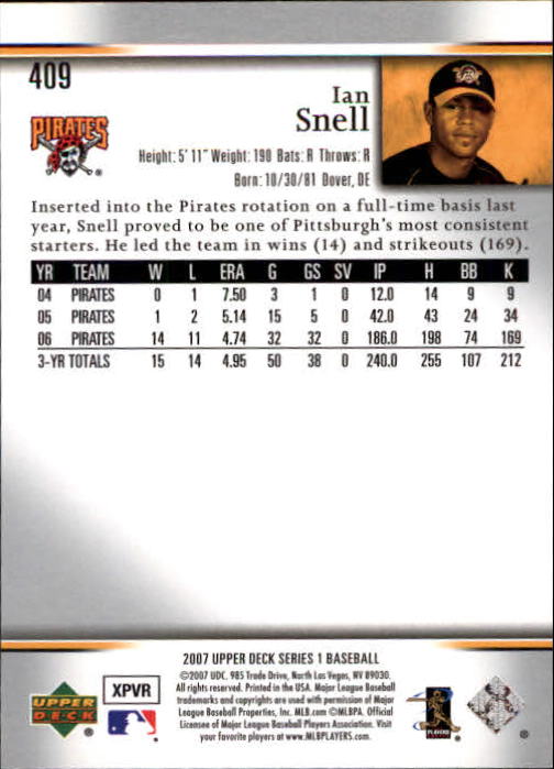 A1962- 2007 Upper Deck BB Card #s 251-500 +Rookies -You Pick- 15+ FREE US SHIP - Picture 55 of 495