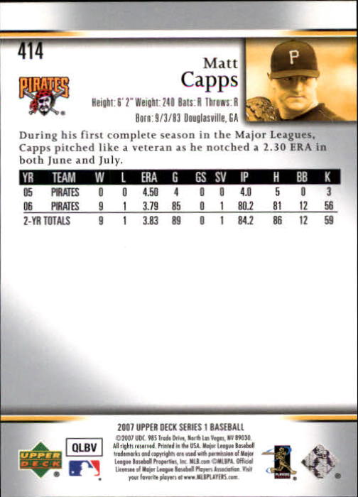 A1962- 2007 Upper Deck BB Card #s 251-500 +Rookies -You Pick- 15+ FREE US SHIP - Picture 63 of 495