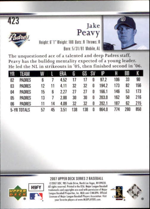 A1962- 2007 Upper Deck BB Card #s 251-500 +Rookies -You Pick- 15+ FREE US SHIP - Picture 75 of 495
