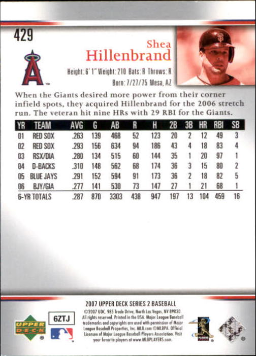 A1962- 2007 Upper Deck BB Card #s 251-500 +Rookies -You Pick- 15+ FREE US SHIP - Picture 85 of 495