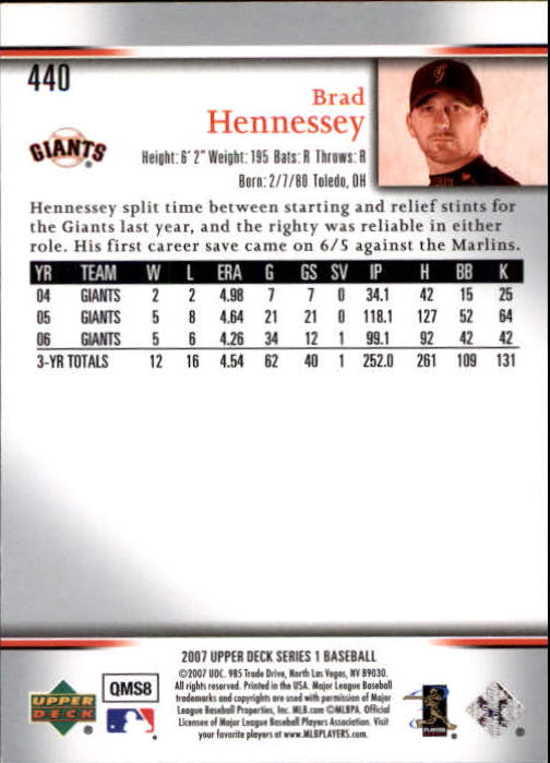 A1962- 2007 Upper Deck BB Card #s 251-500 +Rookies -You Pick- 15+ FREE US SHIP - Picture 103 of 495