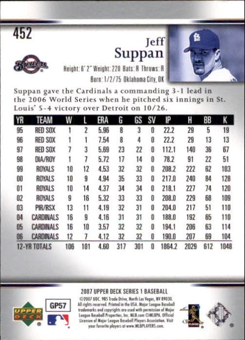 A1962- 2007 Upper Deck BB Card #s 251-500 +Rookies -You Pick- 15+ FREE US SHIP - Picture 119 of 495