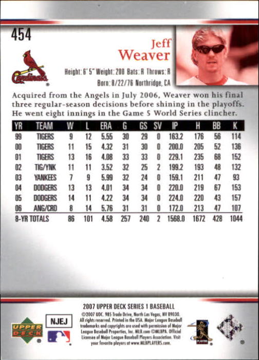 A1962- 2007 Upper Deck BB Card #s 251-500 +Rookies -You Pick- 15+ FREE US SHIP - Picture 123 of 495