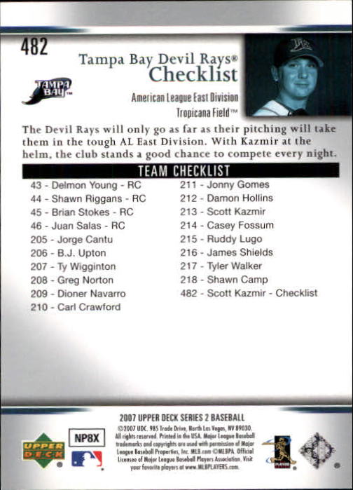 A1962- 2007 Upper Deck BB Card #s 251-500 +Rookies -You Pick- 15+ FREE US SHIP - Picture 389 of 495