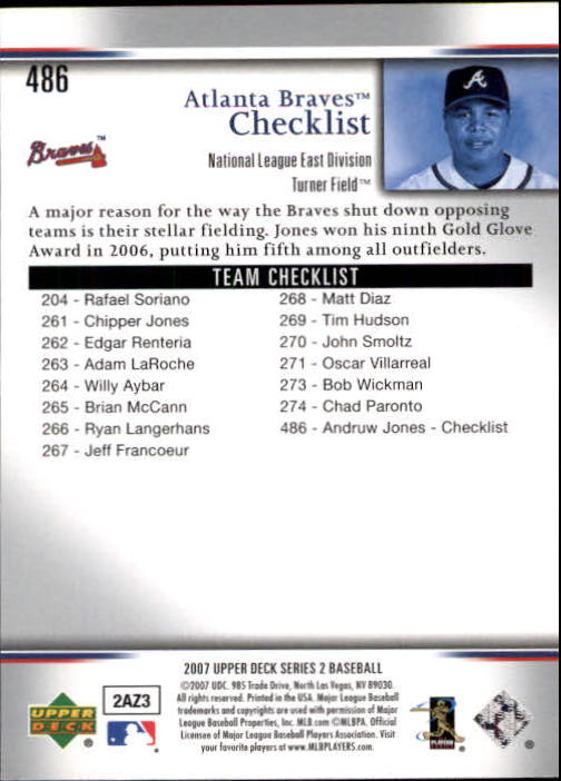A1962- 2007 Upper Deck BB Card #s 251-500 +Rookies -You Pick- 15+ FREE US SHIP - Picture 161 of 495