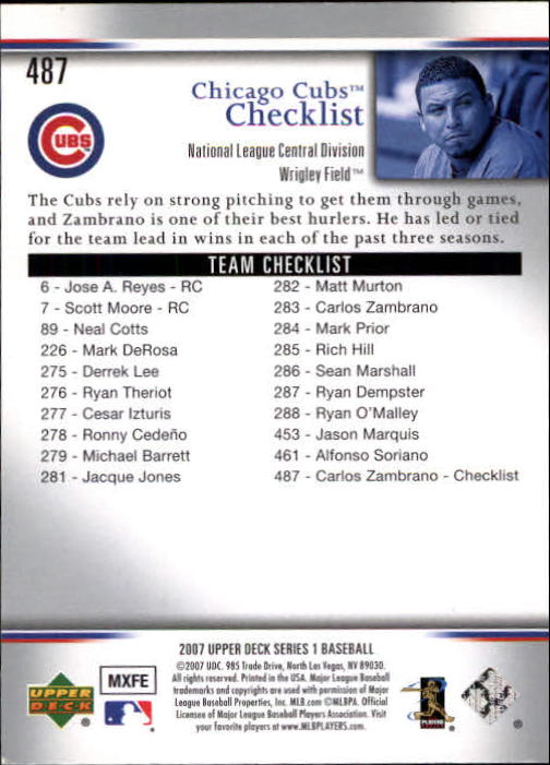 A1962- 2007 Upper Deck BB Card #s 251-500 +Rookies -You Pick- 15+ FREE US SHIP - Picture 395 of 495