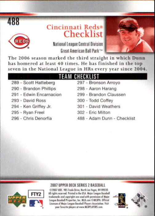 A1962- 2007 Upper Deck BB Card #s 251-500 +Rookies -You Pick- 15+ FREE US SHIP - Picture 397 of 495