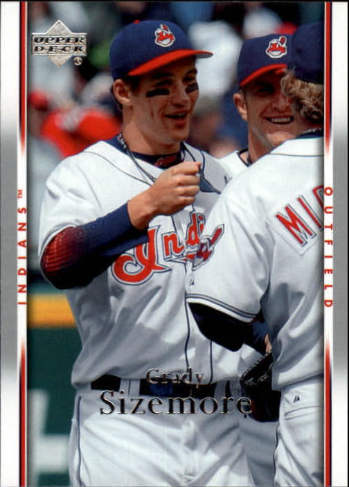 2007 Upper Deck #657 Grady Sizemore - NM-MT - Three Stars
