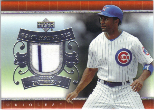2007 Upper Deck UD Game Materials #CP Corey Patterson Jsy S1