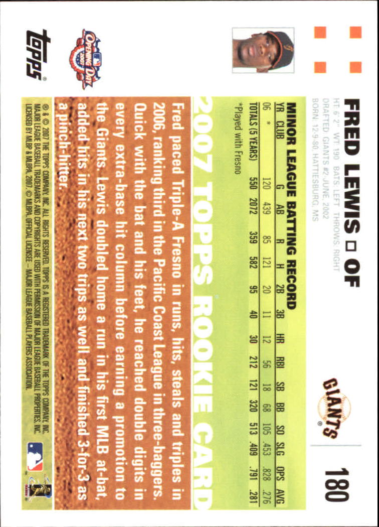 A5700- 2007 Topps Opening Tag BB # S 1-220 + Einsätze -du Pick- 15 + Gratis US - Bild 162 von 228