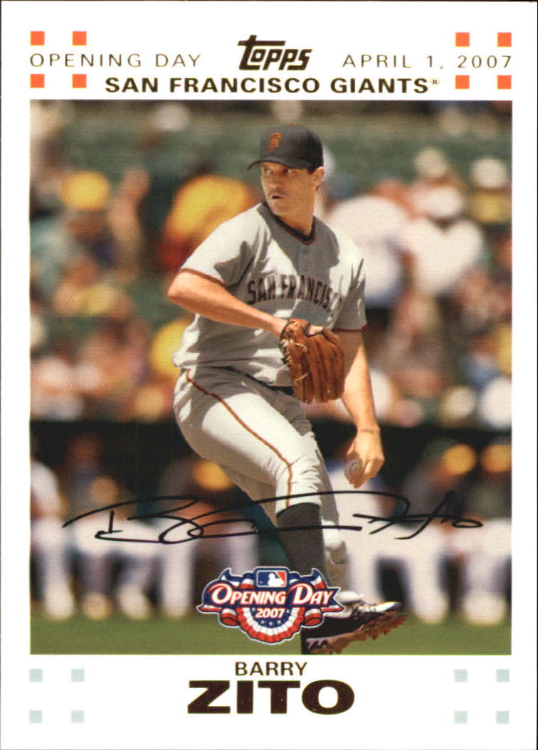 2007 Topps Opening Day Gold #27 Barry Zito