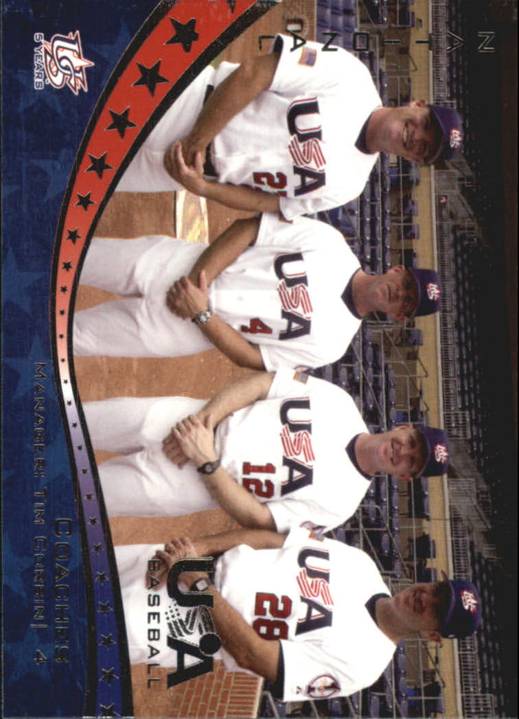 2006-07 USA Baseball #24 National Team Coaches