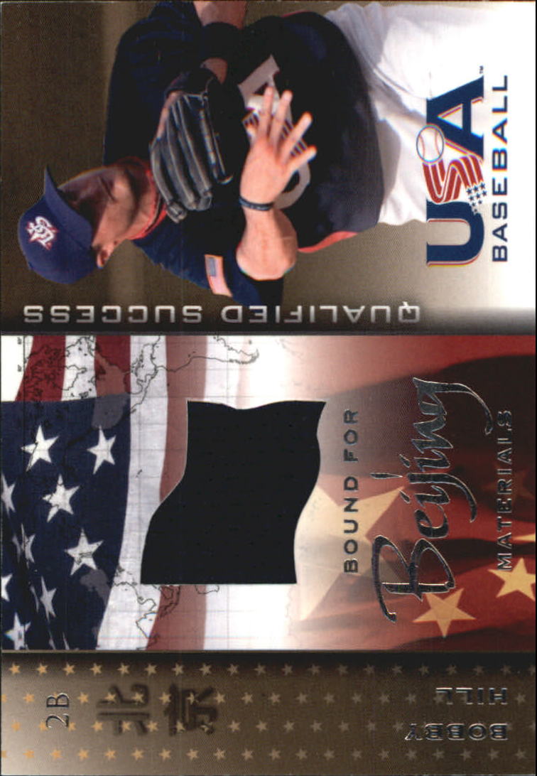 2006-07 USA Baseball Bound for Beijing Materials #14 Bobby Hill Jsy