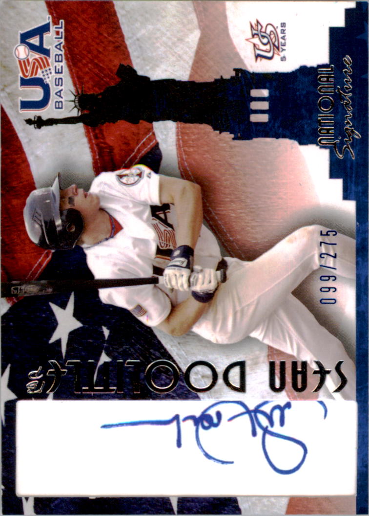 2006-07 USA Baseball Signatures Blue #14 Sean Doolittle