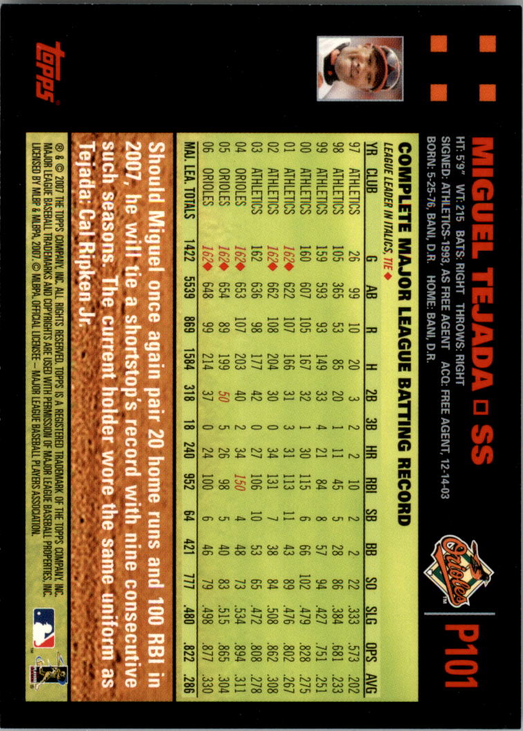 B6287- 2007 Pepsi (Topps) Baseball Card #s 1-220 -You Pick- 15+ FREE US SHIP - Picture 141 of 293