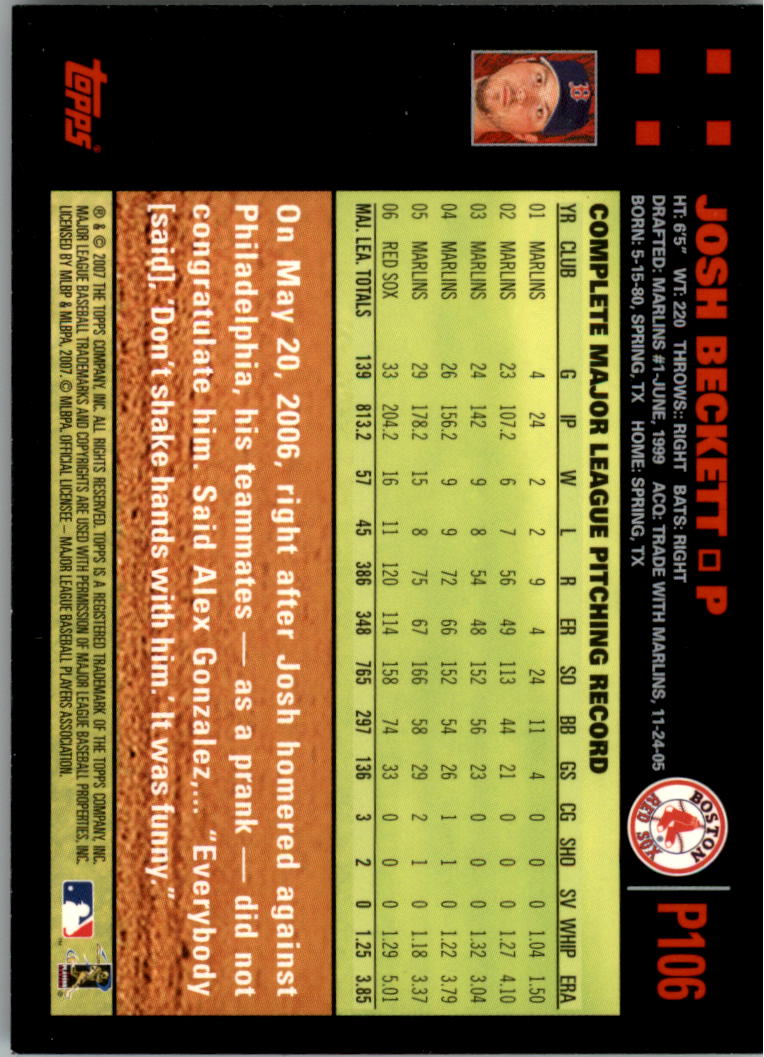 B6287- 2007 Pepsi (Topps) Baseball Card #s 1-220 -You Pick- 15+ FREE US SHIP - Picture 149 of 293