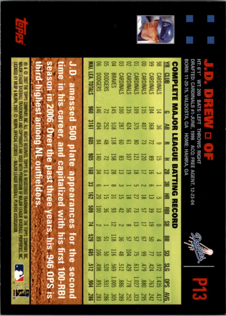 B6287- 2007 Pepsi (Topps) Baseball Card #s 1-220 -You Pick- 15+ FREE US SHIP - Picture 17 of 293