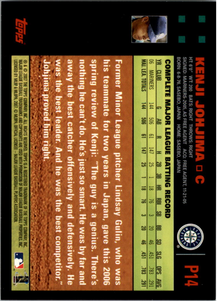 B6287- 2007 Pepsi (Topps) Baseball Card #s 1-220 -You Pick- 15+ FREE US SHIP - Picture 19 of 293