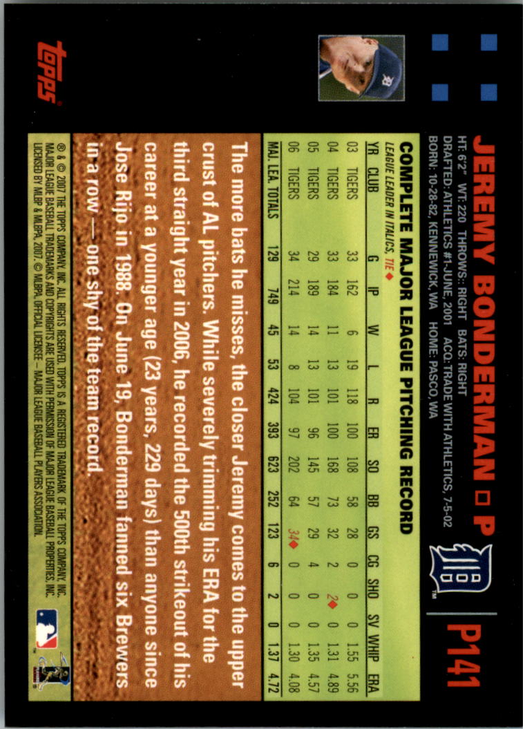 B6287- 2007 Pepsi (Topps) Baseball Card #s 1-220 -You Pick- 15+ FREE US SHIP - Picture 193 of 293