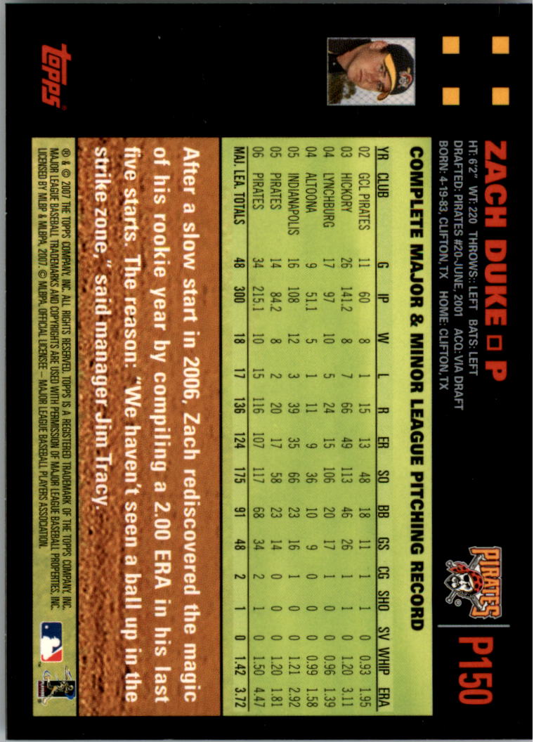 B6287- 2007 Pepsi (Topps) Baseball Card #s 1-220 -You Pick- 15+ FREE US SHIP - Picture 203 of 293