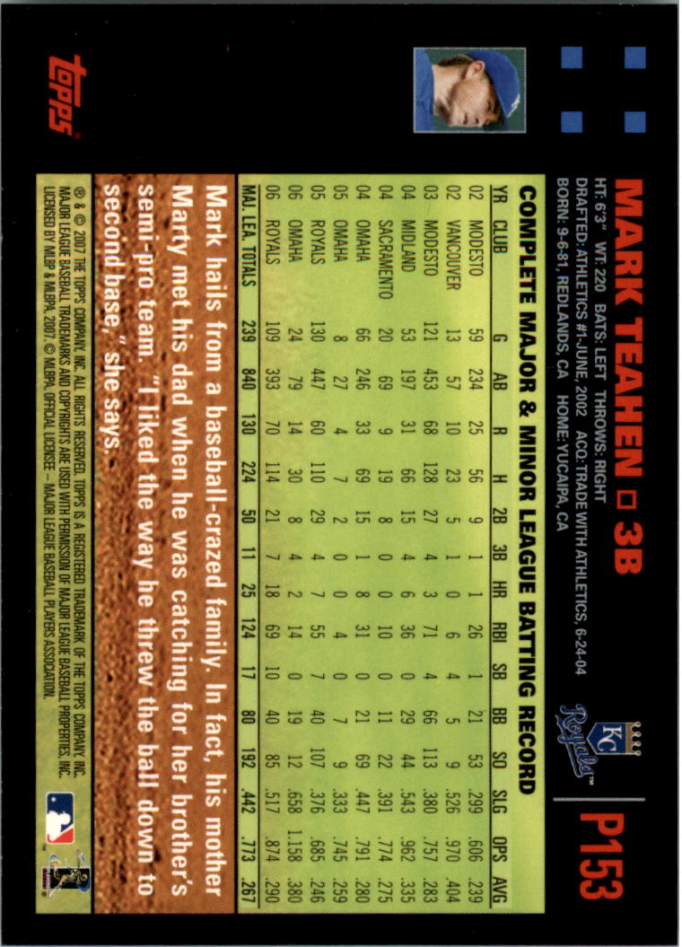 B6287- 2007 Pepsi (Topps) Baseball Card #s 1-220 -You Pick- 15+ FREE US SHIP - Picture 207 of 293