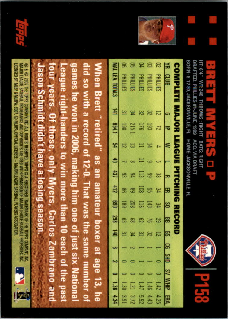 B6287- 2007 Pepsi (Topps) Baseball Card #s 1-220 -You Pick- 15+ FREE US SHIP - Picture 211 of 293