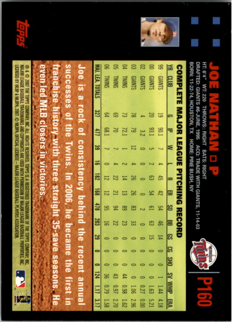 B6287- 2007 Pepsi (Topps) Baseball Card #s 1-220 -You Pick- 15+ FREE US SHIP - Picture 213 of 293