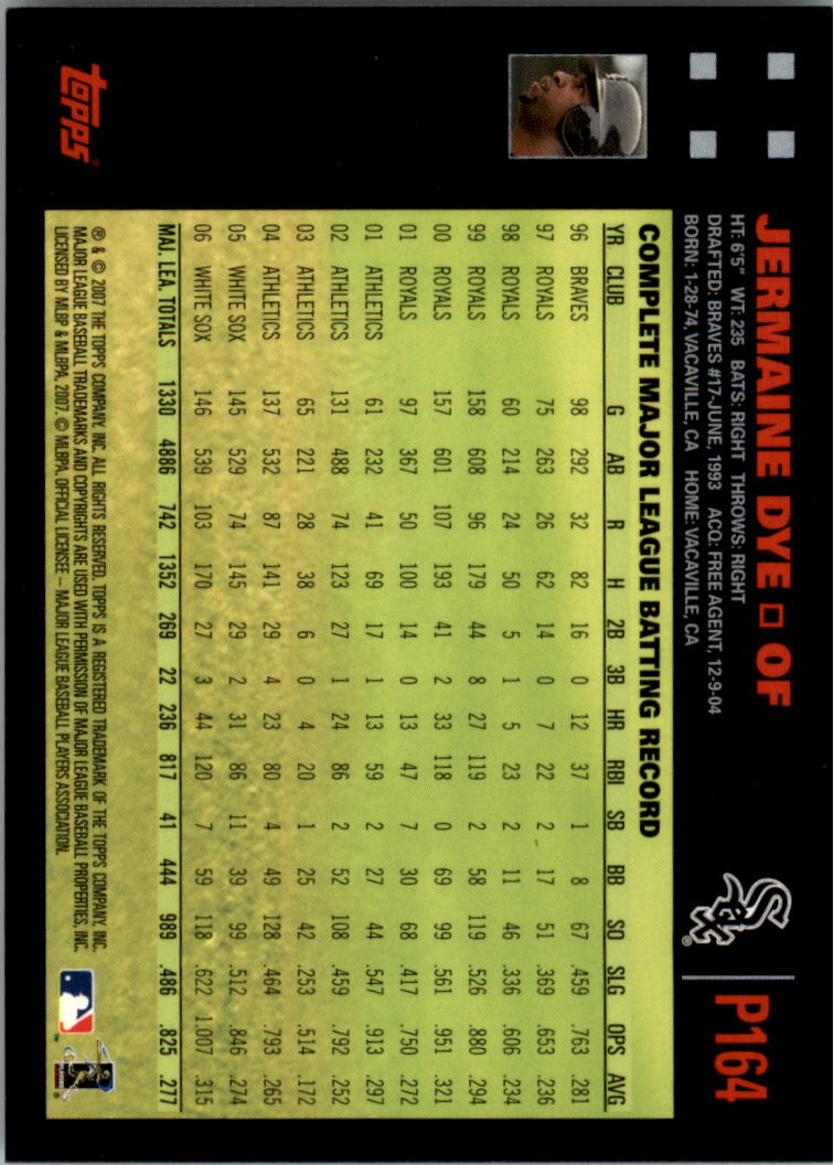 B6287- 2007 Pepsi (Topps) Baseball Card #s 1-220 -You Pick- 15+ FREE US SHIP - Picture 215 of 293