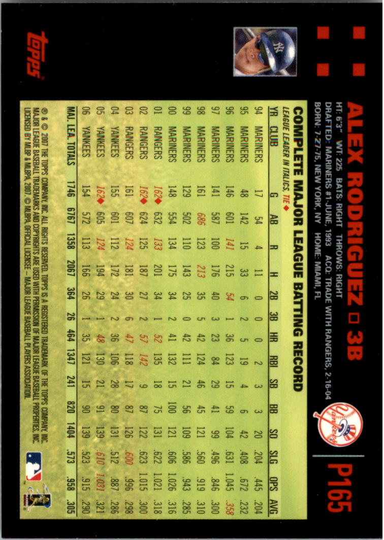 B6287- 2007 Pepsi (Topps) Baseball Card #s 1-220 -You Pick- 15+ FREE US SHIP - Picture 217 of 293