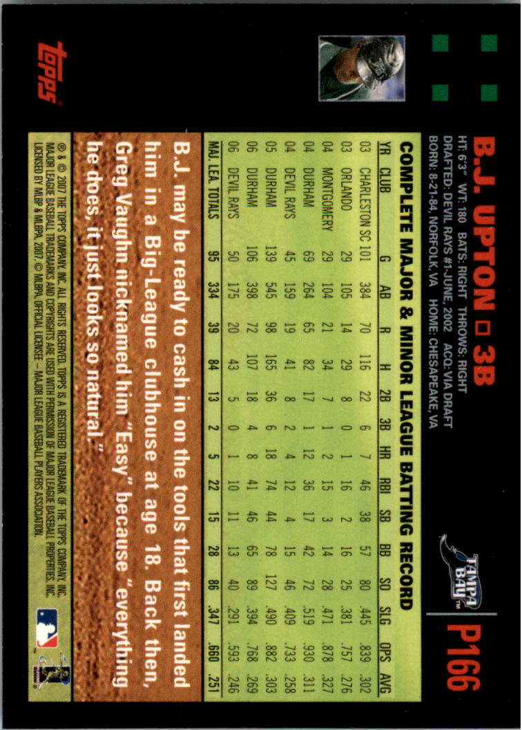 B6287- 2007 Pepsi (Topps) Baseball Card #s 1-220 -You Pick- 15+ FREE US SHIP - Picture 219 of 293