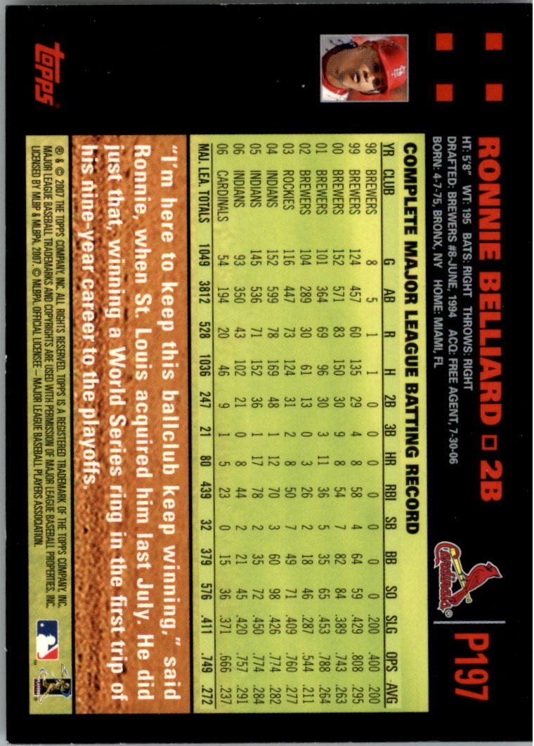 B6287- 2007 Pepsi (Topps) Baseball Card #s 1-220 -You Pick- 15+ FREE US SHIP - Picture 261 of 293